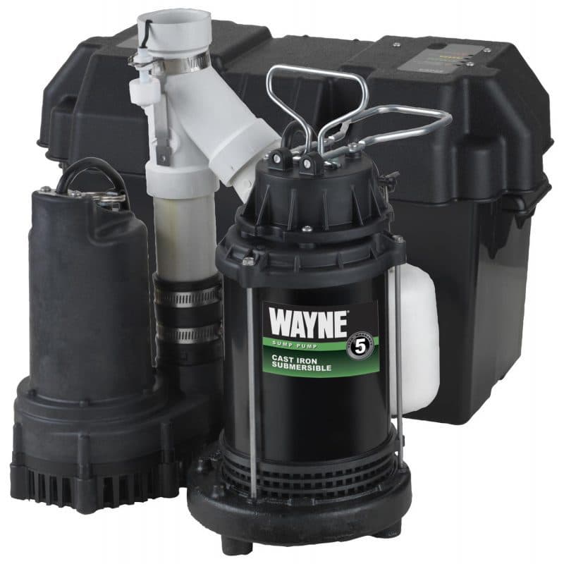 WAYNE WSS30V Combination Sump Pump System with 12V Battery Backup