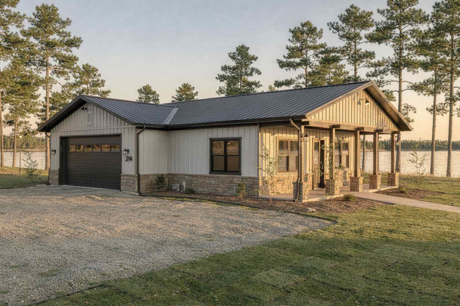 Anvil 60 barndominium, illustrative rendering