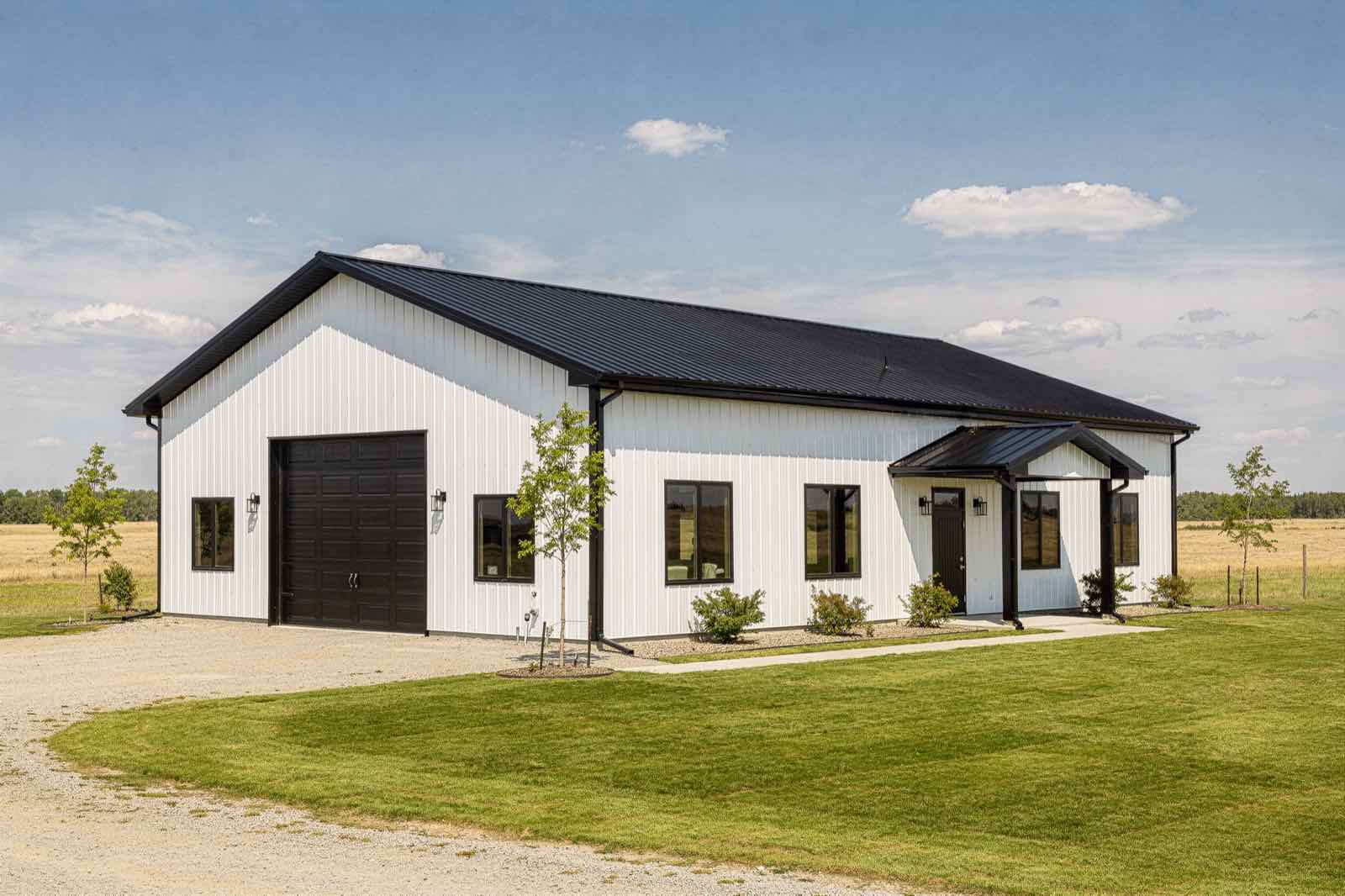 Tack & Home barndominium, illustrative rendering