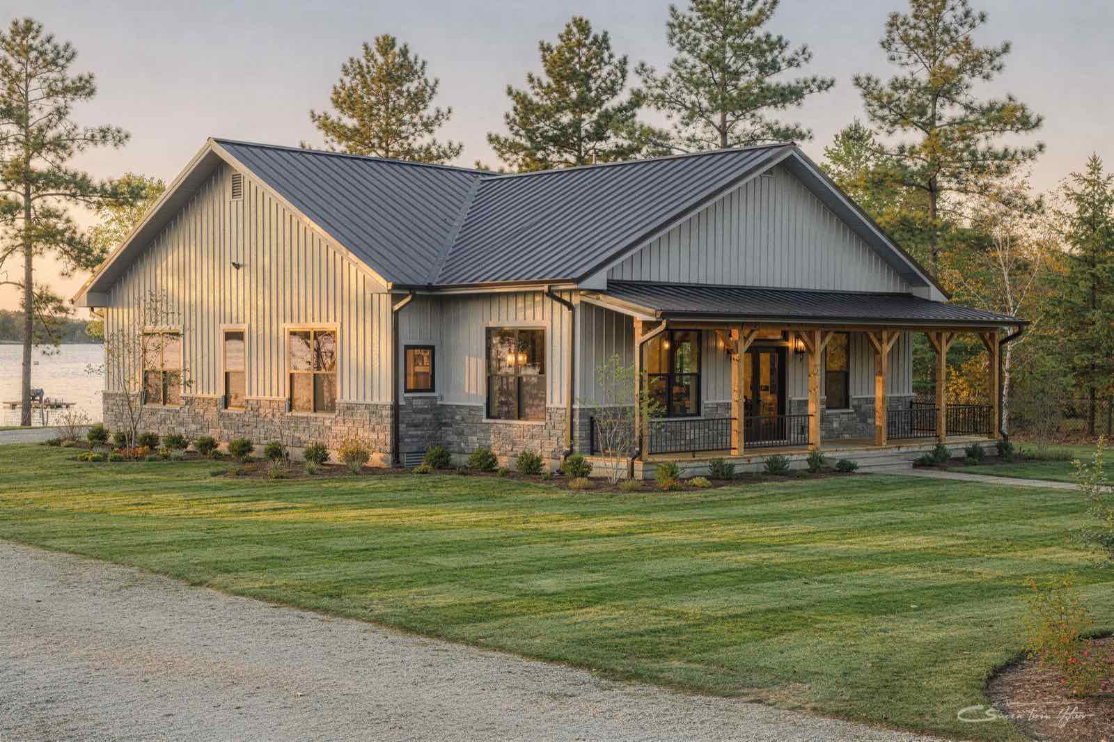 Multigen barndominium, illustrative rendering