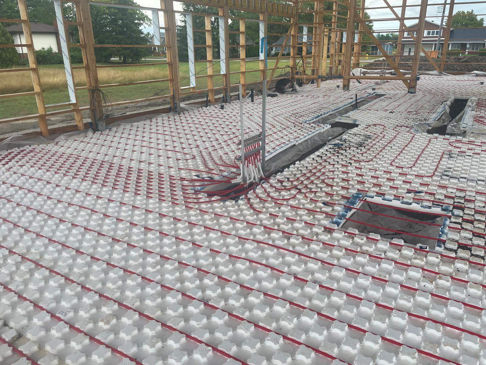 Radiant Tubing Layout for Barndominiums — Pre-Pour Planning with Rehau PEX